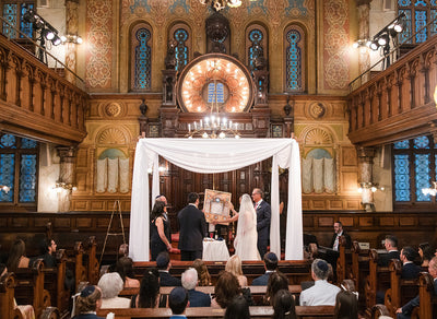 Jana and Danny's Museum at Eldridge Street Ketubah