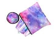 Pink, Purple and Teal Tallit with Music Notes