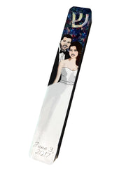 Custom Family Portrait Mezuzah Case - Anna Abramzon Studio
