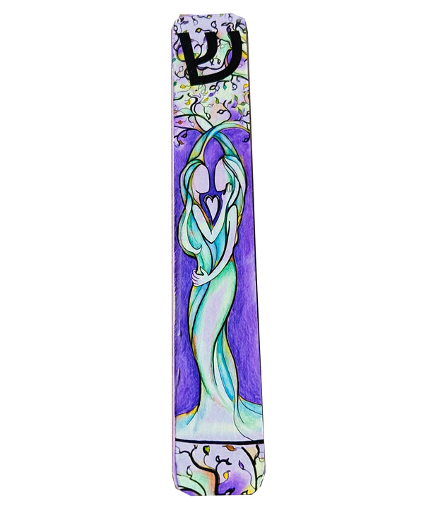 Lesbian Love Tree Mezuzah Case
