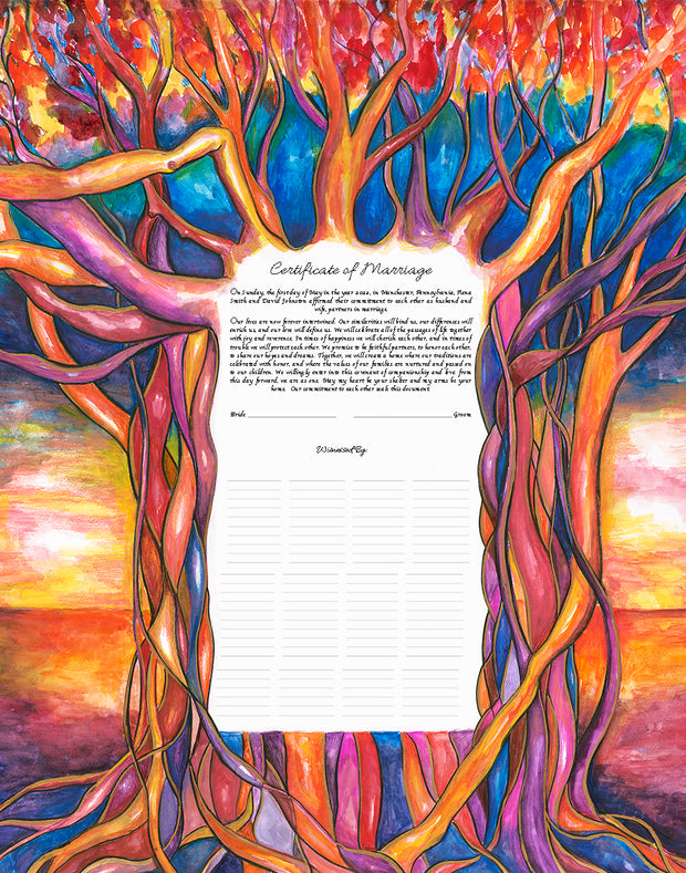 Banyan Tree Marriage Certificate