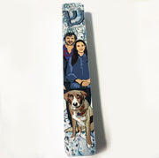 Custom Family Portrait Mezuzah Case - Anna Abramzon Studio