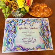 Shabbat Challah Board - Anna Abramzon Studio