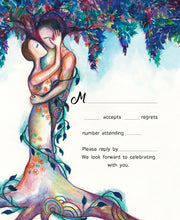 Love Tree 3 Wedding Invitation & Response Cards - Anna Abramzon Studio