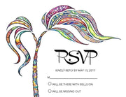 Tropical Invitation & Response Cards - Anna Abramzon Studio