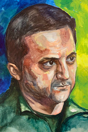 Volodymyr Zelenskyy Portrait Giclee Print