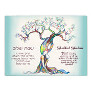 Love Tree Shabbat or Chanukah Candle Drip Tray - Anna Abramzon Studio